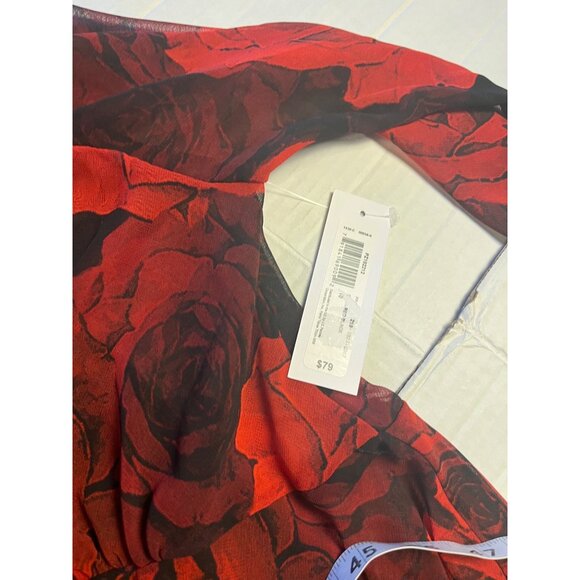 NWT-Premier Amour Womens Long Sleeve Floral Maxi Dress Size 10 dark romantic - Picture 15 of 15